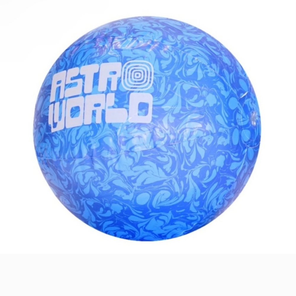 NEW Astro World‎ 2021 Official Merch Merchandise Souvenir Blue Beach Ball Travis